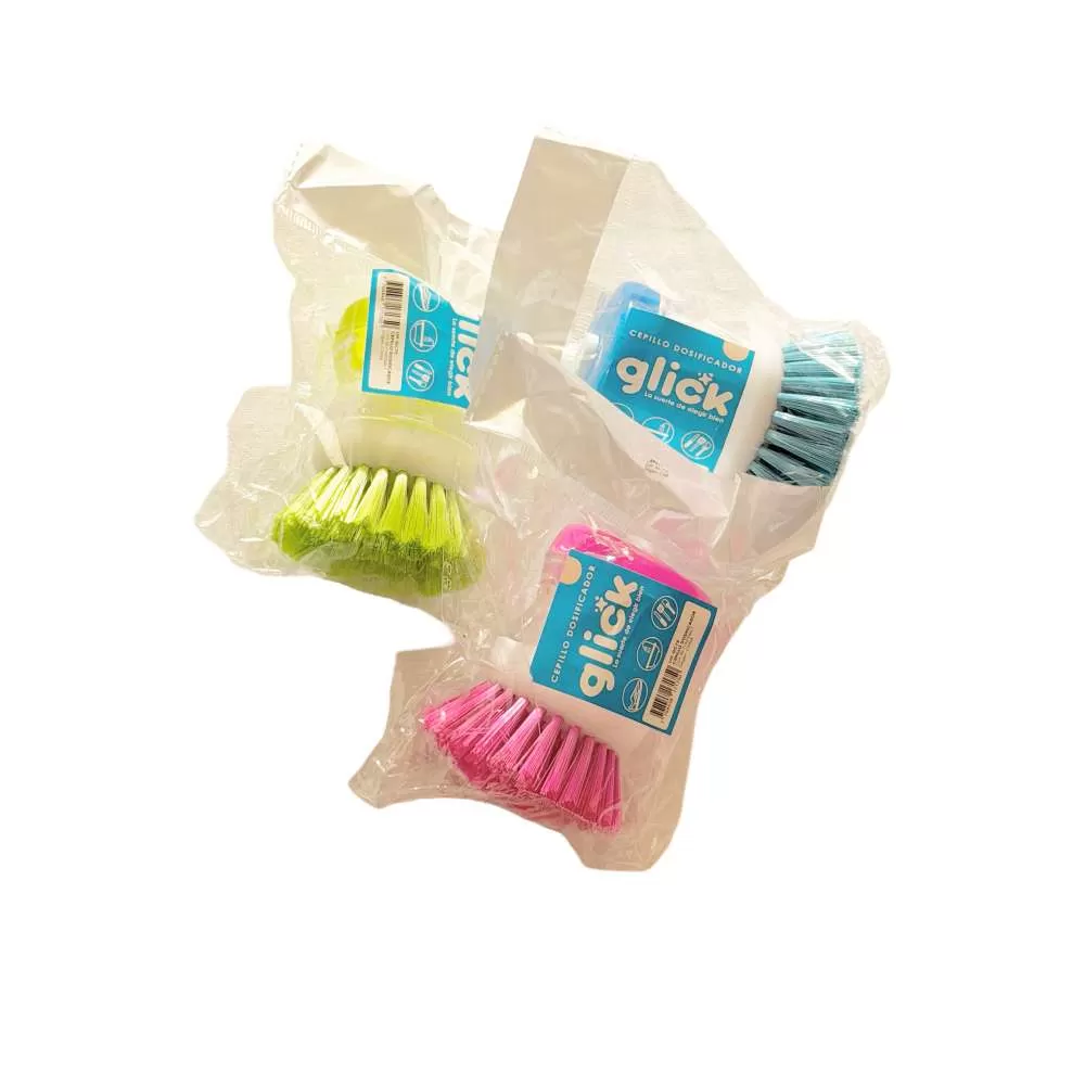 CEPILLO CON DISPENSER PARA LIQUIDOS GLICK
