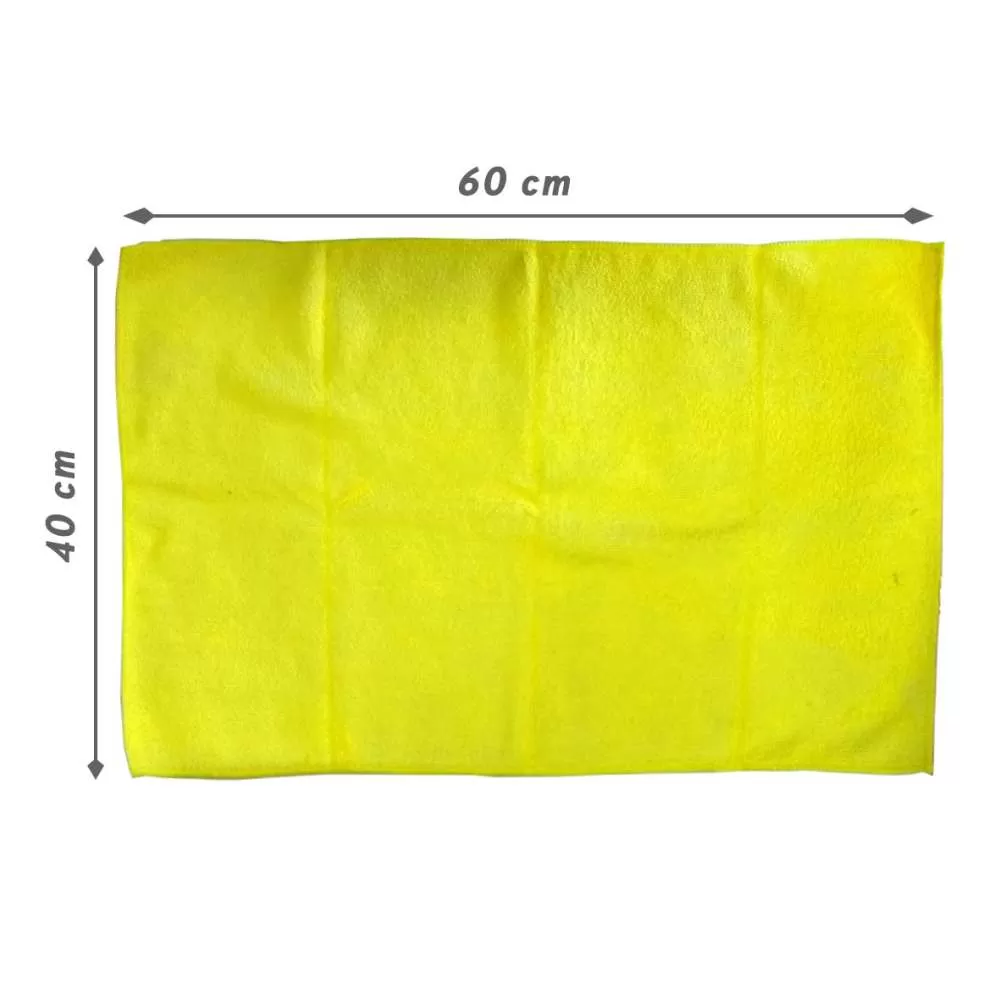 PAÑO MICROFIBRA DE PISO AMARILLO 40x60 CM LAFFITTÉ